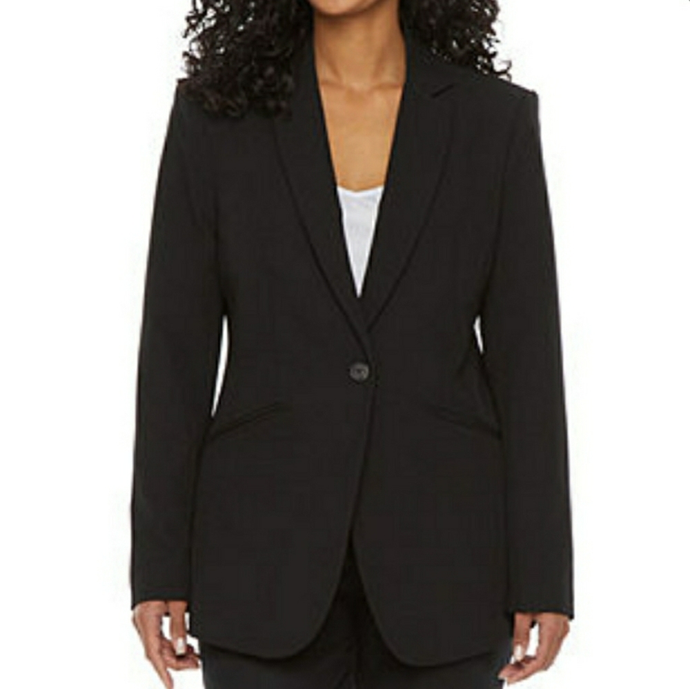 Women's size Medium Black Worthington Blazer